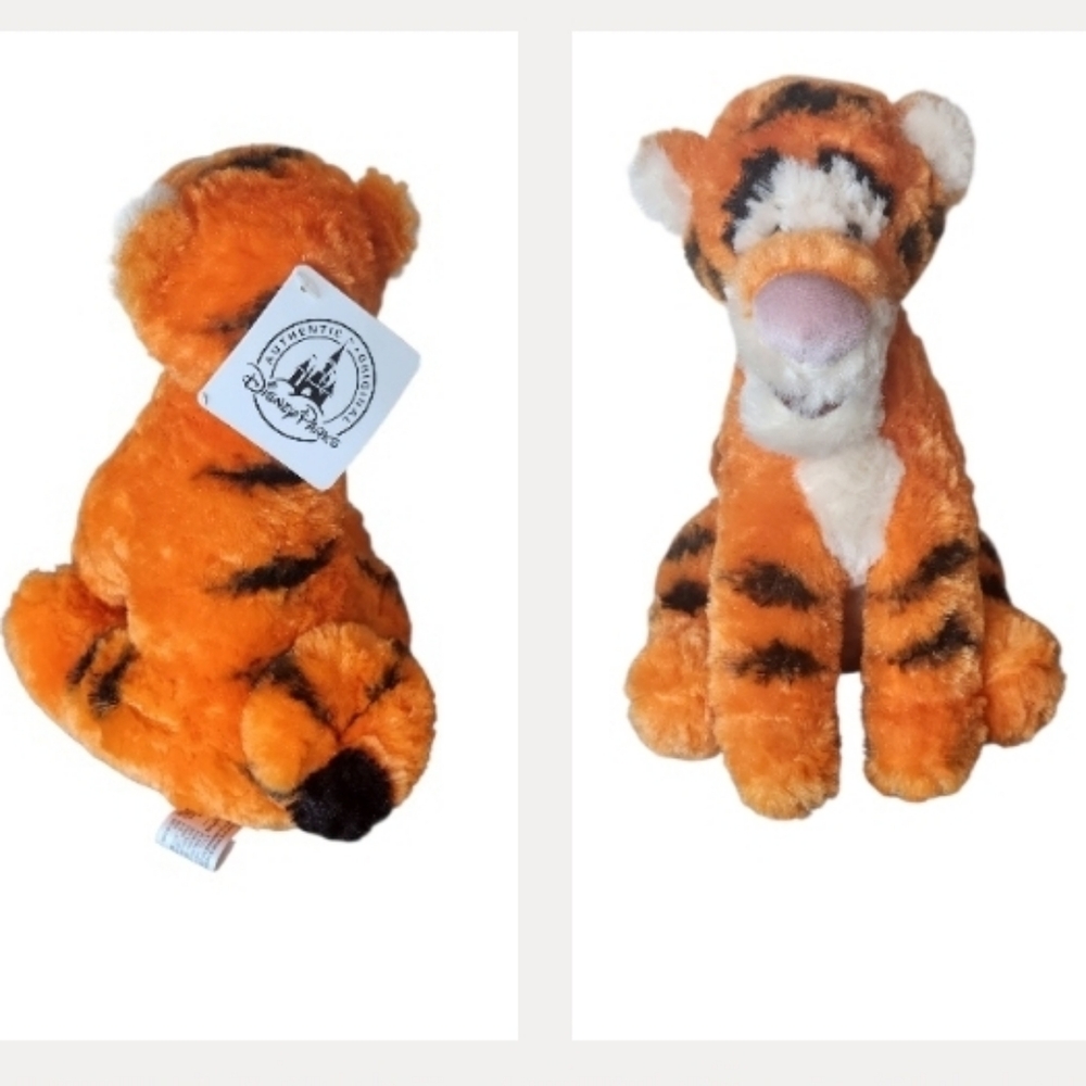 Disney Parks Winnie the Pooh Tigger Bean Bag Plush Stuffed Animal Toy 9in NWT